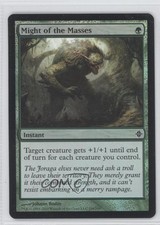 2010 Magic: Gathering - Rise Eldrazi Foil Might of the Masses #196 0a1