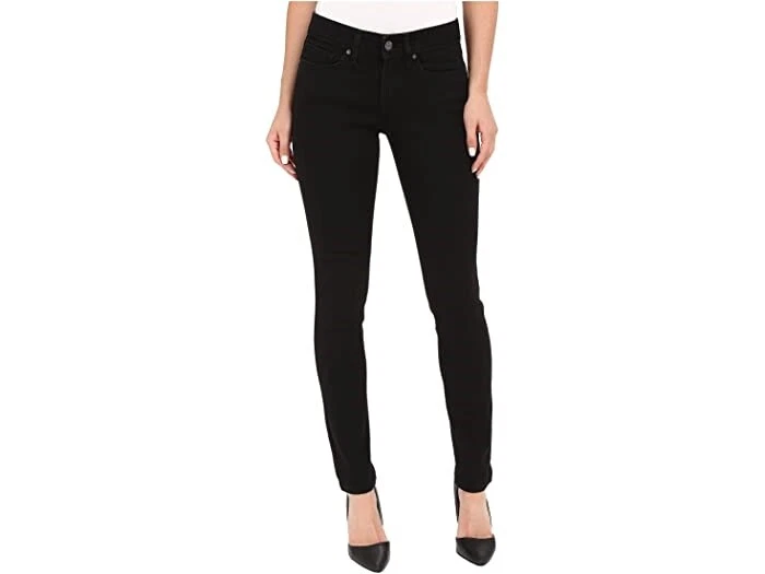Levi's Women's 711 SKINNY Jeans Black Size 6 Medium 28w 30l