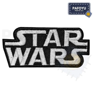 Star Wars Patch The Mandalorian Logo Script Bügelbild Aufnäher Flicken Aufbügler - Bild 1 von 2