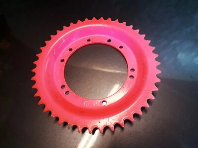 PEUGEOT 103WHEEL 17" SPOKES + RIGID SHEET METAL 43D "DAKAR" MOBS NEON PINK CROWN MBK51 - Image 1 of 2