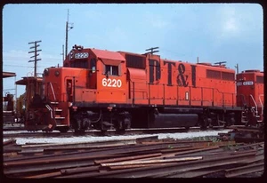 Original Rail Slide - DTI Detroit Toledo & Ironton 6220 Walbridge OH 5-6-1985 - Picture 1 of 1
