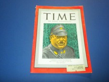 TIME MAGAZINE March 2, 1942 YAMASHITA JAPAN'S BLITZKRIEGER HITLER TEACHER