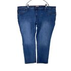 Jack & Jones + PASSFORM GLENN blau Stretch schmale Passform Jeans W52 L34