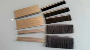 4mm Residential - Fire Retardant Fibre- Strip Brush Door Seals - choose your opt - Picture 1 of 72