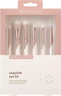 EcoTools Luxe Exquisite Eye Makeup Brush Kit, 6 Piece Set - Image 1 of 4