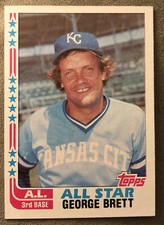 1982 Topps George Brett All-Star Career Highlights #549 Royals HOF Mid-Grade