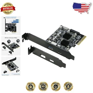 USB 3.1 PCIe Card 10Gbps Adapter - Expand 20Pin, Type-E & USB C Connectivity - Picture 1 of 9