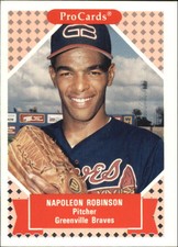 1991-92 ProCards Tomorrow's Heroes #184 Napoleon Robinson