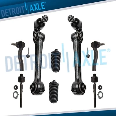 Botas Tierods braços de controle dianteiro inferiores dianteiros 8 peças para Ford Fusion Lincoln MKZ - Imagem 1 de 4