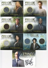 Fringe Season 5 Wardrobe and Autograph Cards M1, M2, M3, M4, M5, A12 Crypt0 '15