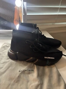 Size Women’s 8 - Balenciaga Speed Lace Up Black - Picture 1 of 5
