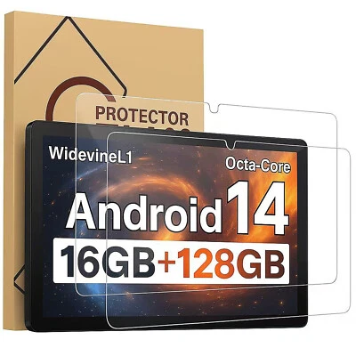 2X HD Tempered Glass Protector for 11 Inch UGRIHACH A7 Android 14 Tablet - Image 1 of 4