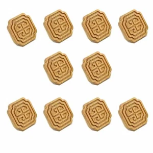 Geschnitzte Gummi Holz Knöpfe Durchmesser 2" großer Holzknauf für Falttüren 10 Stück - Bild 1 von 6