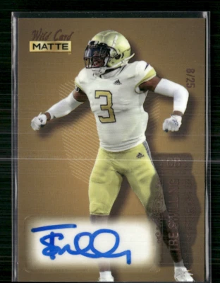 Tre Swilling 2022 Wild Card Matte Auto 8/25 - Image 1 of 2