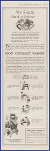 Vintage 1919 1900 CATARACT WASHER Washing Machine Appliance Ephemera Print Ad - Picture 1 of 1