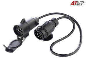 7 to 13 Pin Trailer Light Board Extension Cable Lead Male To Female Wire Plug - Picture 1 of 2