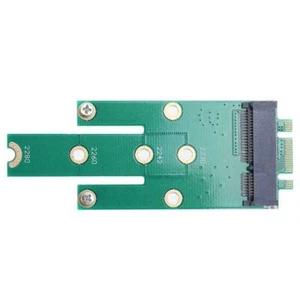 NGFF M.2 B + m Key to mSATA Mini PCI-E SATA 3.0 SSD Male Converter Card ✨ - Picture 1 of 7