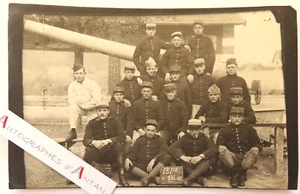 ● 25th Artillery Regiment - Joigny 1918 Soldiers Group Photo Card Postcard WW1 - Picture 1 of 2
