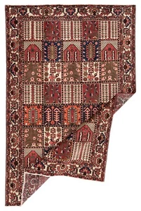 Tapis persan noué à la main Bakhtiar 311 x 206 cm - nomade, oriental, dos, ta... - Picture 1 of 11