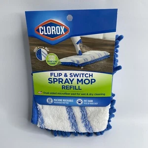 Clorox Flip & Switch Spray Mop Refill Dual Sided Wet Dry Replacement Pad NEW - Picture 1 of 2