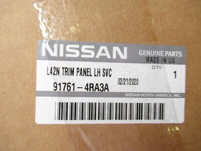 Genuine OEM Nissan 91761-4RA3A Left Roof Molding 2016-2020 Maxima  Foto 1 de 3