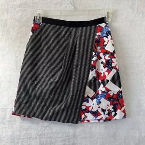 Peter Pilotto Minirock mehrfarbig 2 geometrische Reißverschlüsse kurz - Bild 1 von 10