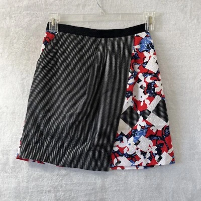 Minifalda corta Peter Pilotto multicolor 2 cremallera geométrica Foto 1 de 4
