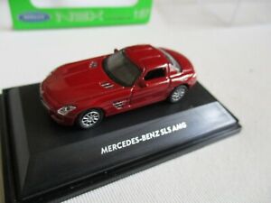Miniatura Modelismo Ferroviaria Mercedes Benz SLS AMG 1/87 Ho WELLY 5 CM Largo