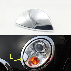 Left Headlight Washer Cover Chrome For Mini R55 R56 R57 Driver Cooper Cover US - Picture 1 of 4