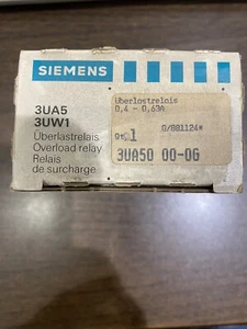 SIEMENS 3UA50 00-0G BRAND NEW IN BOX - Picture 1 of 2
