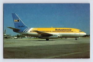 Postal Avión Bahamasair Boeing 737-2L9 Avanzado Años 70 Sin Publicar Cromo - Imagen 1 de 2