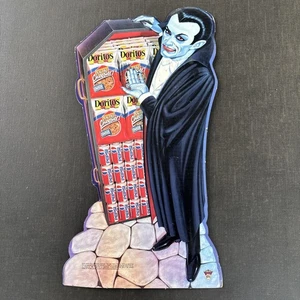 Vtg 1993 18” Doritos Pepsi Retail Cardboard Store Display Dracula Halloween 90s - Picture 1 of 10
