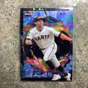 2024 Topps Finest Casey Schmitt #262 Rare Blue Refractor #'d /150 Giants - Picture 1 of 4