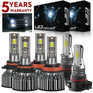 Faro LED alto/bajo+foglight V2T para Chevy Silverado 1500 2500 3500 2007-2015 6X - Imagen 1 de 16