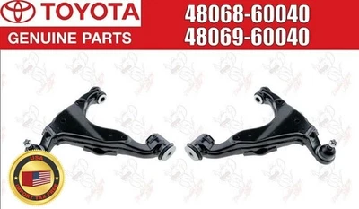 TOYOTA GENUINE 4Runner FJ Cruiser FRONT LOWER CONTROL ARM SET LH & RH - Imagem 1 de 4