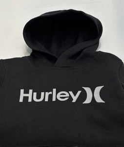 Hurley Little Boys Black Hoodie Size 7 Brand New‼️ - Picture 1 of 5