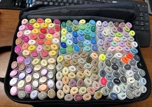 Ohuhu Oahu Chisel Fine Double Tipped Alcohol Art Markers 320 Colors - Picture 1 of 2