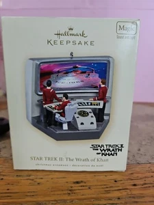 Hallmark Keepsake Magic Sound And Light Star Trek II The Wrath Of Khan Ornament - Picture 1 of 5