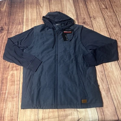 Nuevo con etiquetas Sudadera con Capucha Travis Mathew The Heater Tech Para Hombres XL Azul Marino Pullover Golf Rendimiento Foto 1 de 4
