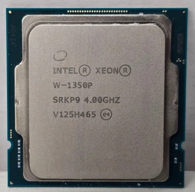 Intel Xeon W-1350P SRKP9 6 Core 4.0 GHz Workstation CPU Processor LGA1200 - Image 1 of 2