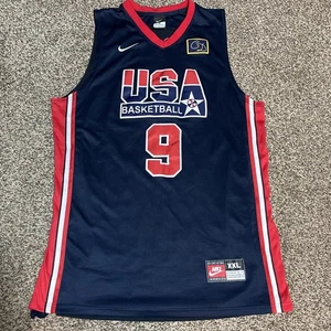 Nike USA Basketball Michael Jordan #9 Dream Team Trikot Navy Größe 2XL - Bild 1 von 10