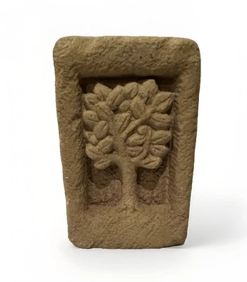 Placa de árbol de piedra Carruth Studio vintage 1994 original hecha a mano Foto 1 de 4