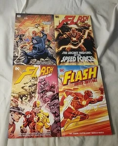 Lot Of 4 DC Comics The Flash Paperback Volume 15 13 10 Reign Quest Line United - Picture 1 of 5