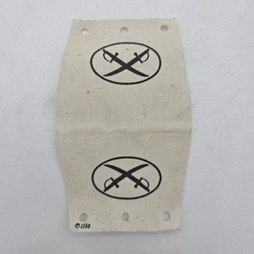 Lego Western Wild West Covered Wagon Roof Cloth Crossed Swords 6716 Vintage