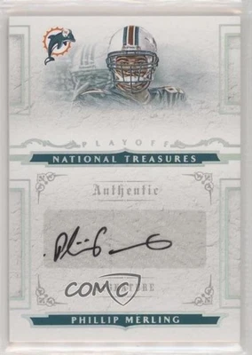 2008 Playoff National Treasures /99 Phillip Merling #187 Rookie Auto RC - Image 1 of 2