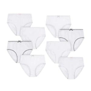 Buyless Fashion Girls Toddler Panties Assorted Soft Cotton Underwear 8 Pack - Picture 1 of 9