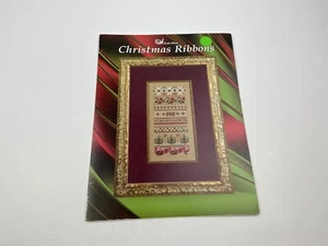 Just Nan Christmas Ribbons Counted Cross Stitch Pattern With Accessory Pack - Picture 1 of 4