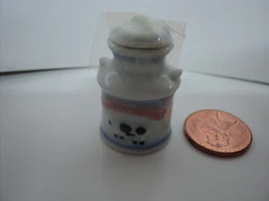 DOLLHOUSE MILK COOKIE JAR - Picture 1 of 3