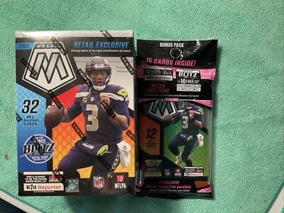 2021 Panini Mosaic NFL Football BLASTER  BOX & FAT. Pack 15 Cards Factory Sealed - Image 1 of 4