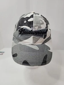 Vintage Budweiser Beer Nascar Sponser Camouflage Baseball Hat Adjustable. - Picture 1 of 6